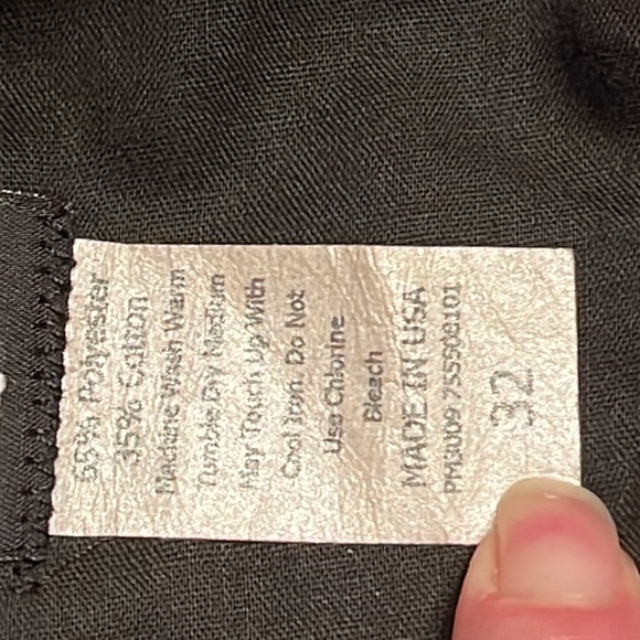 CODE 3 BY SOUTHEASTERN SIZE 32 unfinished hem black work performance pants - Picture 5 of 10